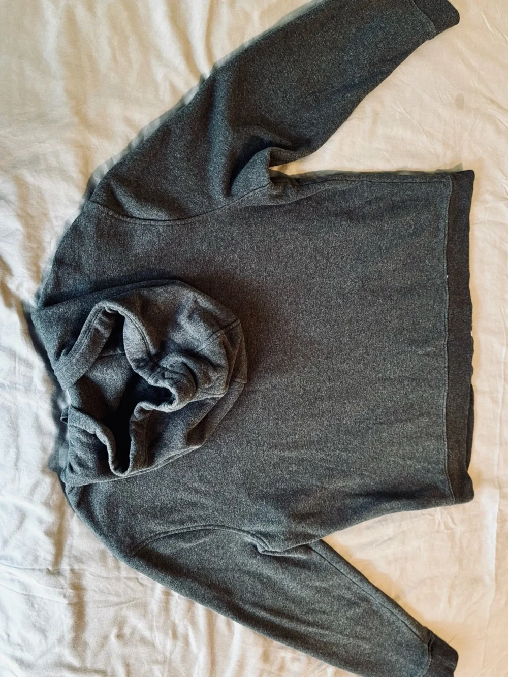 BANANA REPUBLIC Grey Zip Hoodie Sweatshirt w Pockets Jacket Full Zipper Sweater